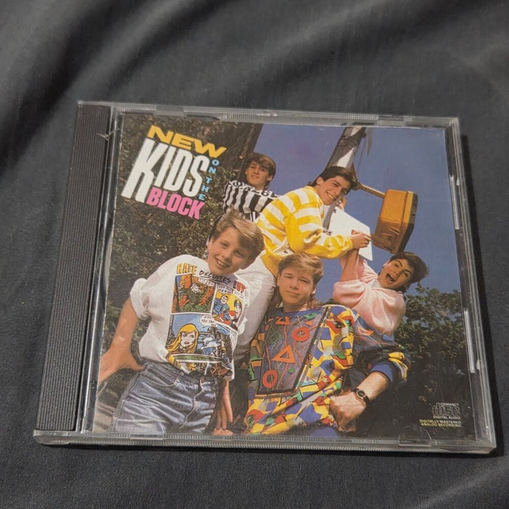 Vtg 1986 NEW KIDS ON THE BLOCK SELF TITLED CD NKOTB